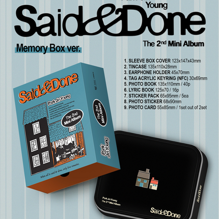 [SET] GOT7 Jinyoung - Said & Done 2nd Mini Album Archive+Memory Box
