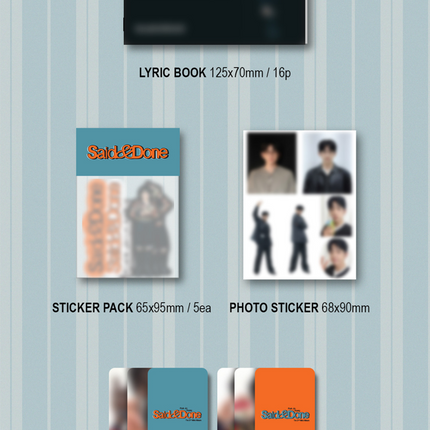 [SET] GOT7 Jinyoung - Said & Done 2nd Mini Album Archive+Memory Box