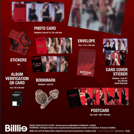 BILLLIE - THE COLLECTIVE SOUL AND UNCONSCIOUS: CHAPTER TWO 1st Full Album