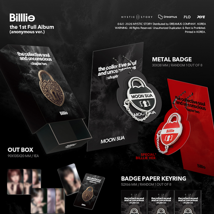 BILLLIE - THE COLLECTIVE SOUL AND UNCONSCIOUS: CHAPTER TWO 1st Full Album anonymous Ver