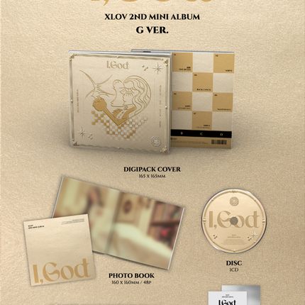 XLOV - I,God 2nd Mini Album (Version Selection & Set)