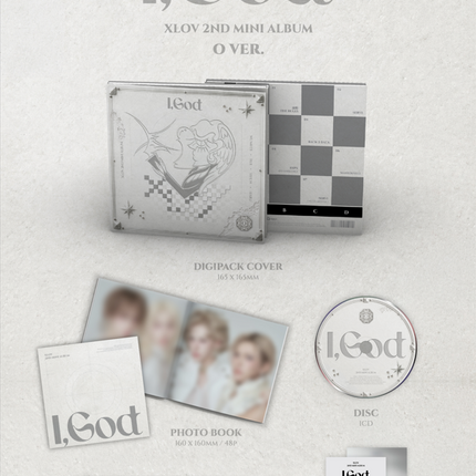 XLOV - I,God 2nd Mini Album (Version Selection & Set)