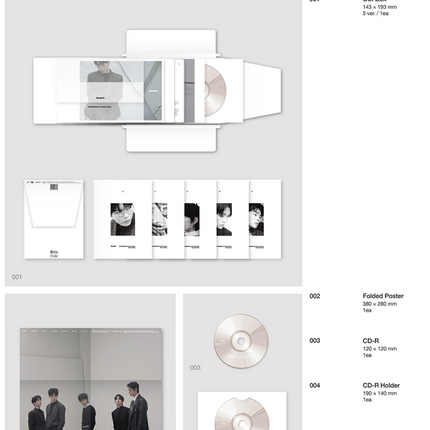ZEROBASEONE - Ascend- 6th Mini Album 11 Ver. Member Selection Ver