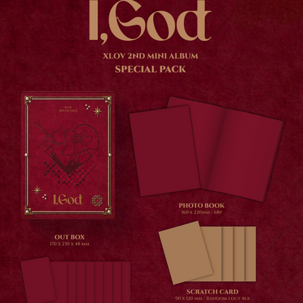 XLOV - I,God 2nd Mini Album Special Pack