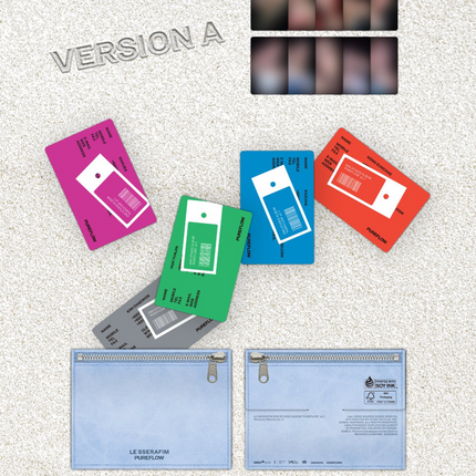 LE SSERAFIM - PUREFLOW 2nd Studio Album 4Photobook + 6Compact + 2Weverse ALL SET