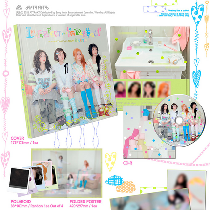 FIFTY FIFTY - Imperfect-I'mperfect 4th Mini Album (Dressy we / Messy me Ver)