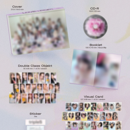 tripleS ASSEMBLE26 - LOVE&POP pt.1 Album Photobook Ver (A Ver / B Ver)