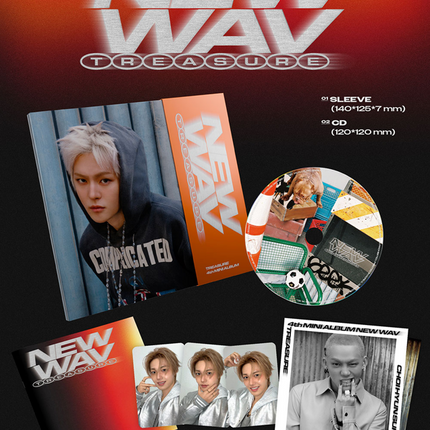 [SALE] TREASURE - NEW WAV 4th Mini Album RAW Ver (Member Selection)