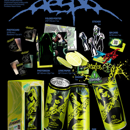 aespa - LEMONADE 2nd Full Ablum CAN Ver (Smart Album)(Member Selection)