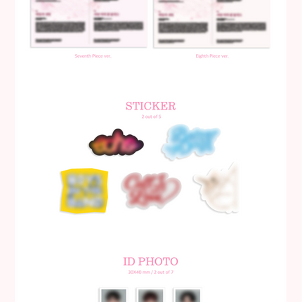 EPEX - Sohwa (韶華) : Epilogue 7th EP Album Photobook Ver (Seventh Piece / Eighth Piece)