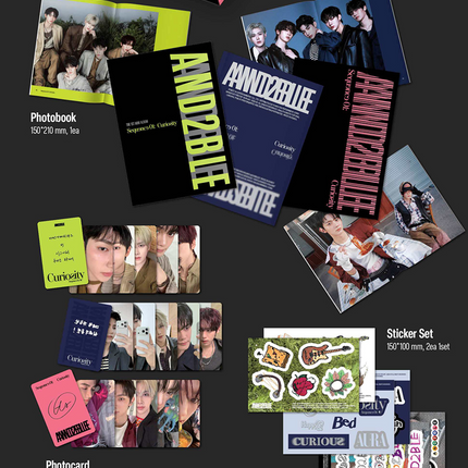 [SALE] AND2BLE - Sequence 01: Curiosity 1st Mini Album Photobook Ver (Unnatural / Gazed / Break Ver)
