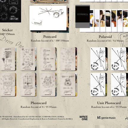 [SALE] ALPHA DRIVE ONE - 1st Mini Album : EUPHORIA (STAR ROAD Ver.)