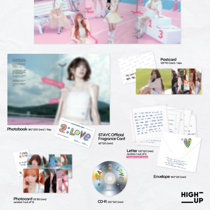 STAYC - 2:LOVE 6th Single Album photobook Ver (PLAYER PROFILE / COURT ZINE)