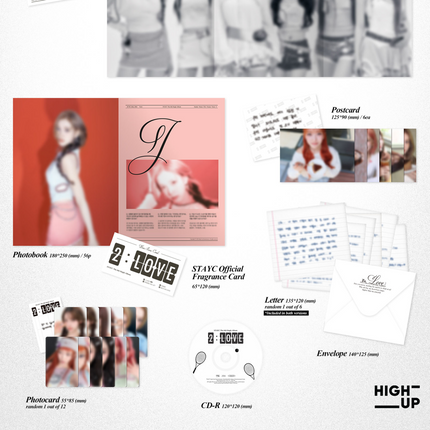 STAYC - 2:LOVE 6th Single Album photobook Ver (PLAYER PROFILE / COURT ZINE)