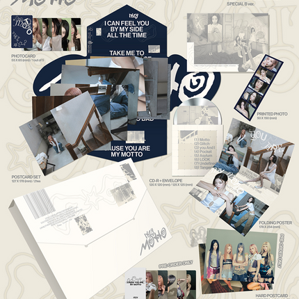ITZY - Motto 12th Mini Album  SPECIAL Ver. (A Ver / B Ver / Set)