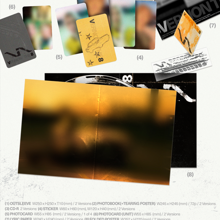 SEVENTEEN V8 (THE 8, VERNON) - V8 1st Mini Album Photobook Ver