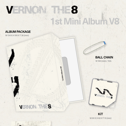 SEVENTEEN V8 (THE 8, VERNON) - V8 1st Mini Album KiT Ver
