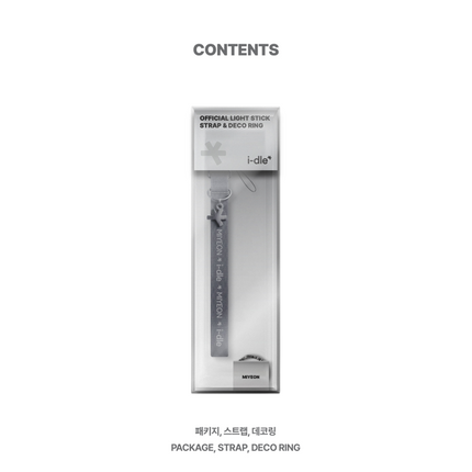 i-dle - Official Light Stick Strap + Deco Ring Set (Member Selection)