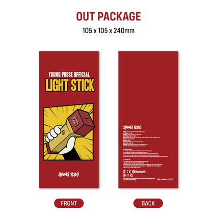 YOUNG POSSE - Official Light Stick + Photocard Set
