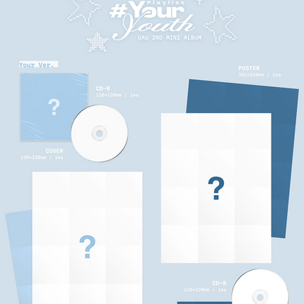 UAU - #Your Youth 2nd Mini Album COMPACT Ver (Your / Youth / Set Ver)