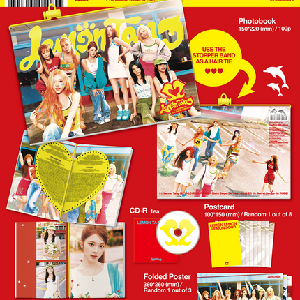 [SALE] Hearts2Hearts - Lemon Tang 2nd Mini Album Photobook Ver