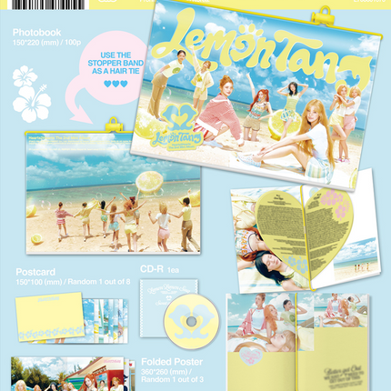 [SALE] Hearts2Hearts - Lemon Tang 2nd Mini Album Photobook Ver