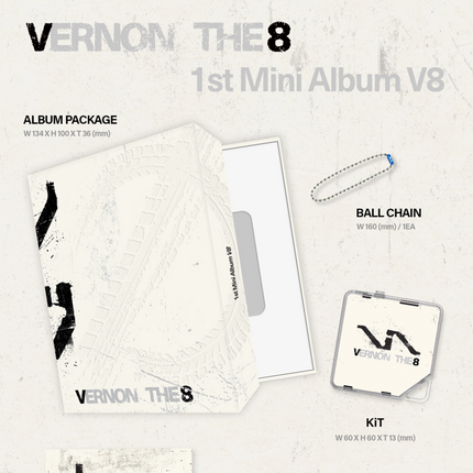 SEVENTEEN V8 (THE 8, VERNON) - V8 1st Mini Album KiT Ver