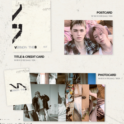 SEVENTEEN V8 (THE 8, VERNON) - V8 1st Mini Album KiT Ver