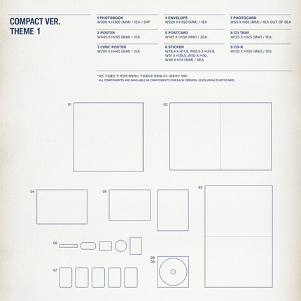 [POB] TXT YEONJUN - NO LABELS: PART 02 2nd Mini Album COMPACT Ver.