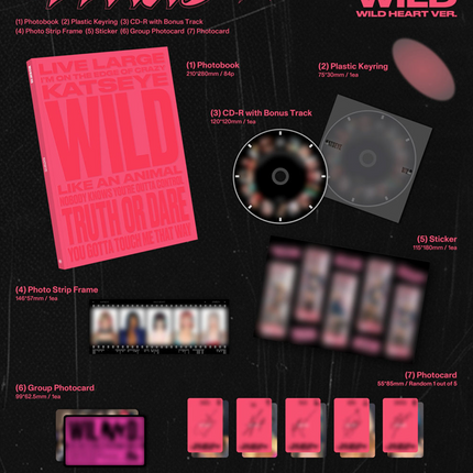 KATSEYE - WILD 3rd EP Album International Retailer Exclusive Ver