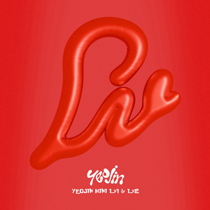 LOONA YeoJin Lv1 & Lv2 Red Color LP Limited