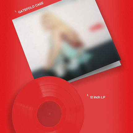LOONA YeoJin Lv1 & Lv2 Red Color LP Limited