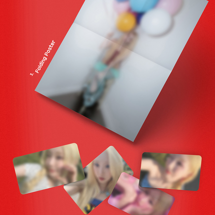 LOONA YeoJin Lv1 & Lv2 Red Color LP Limited