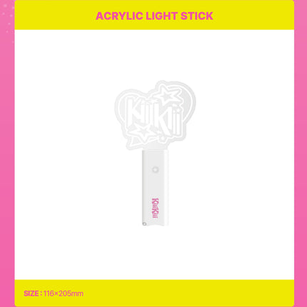 KiiiKiii - Official Acrylic Light Stick 2026 KiiiKiii FAN CONCERT [KiiiKiii FESTiiiVAL]