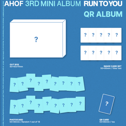 AHOF - RUN TO YOU 3rd Mini Album QR ALBUM Ver.