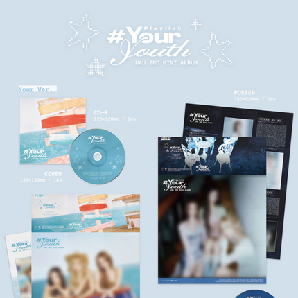 UAU - #Your Youth 2nd Mini Album COMPACT Ver (Your / Youth / Set Ver)