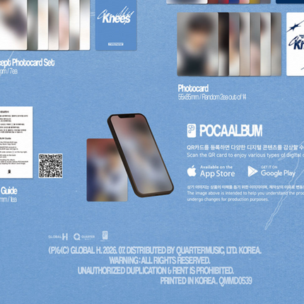 TRENDZ - On My Knees 6th Single Album POCAALBUM Ver.