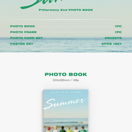 [SALE] P1HARMONY - SUMMER [2ND PHOTO BOOK] (Brand New / Ships Immediately)