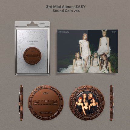 LE SSERAFIM - Official Sound Coin Album (Album Ver Selection)