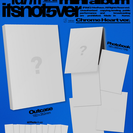 idntt - itsnotover 3rd Mini Album Photobook Ver. (Chrome Heart / Lit Heart / Set)
