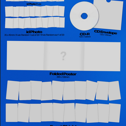 idntt - itsnotover 3rd Mini Album Photobook Ver. (Chrome Heart / Lit Heart / Set)