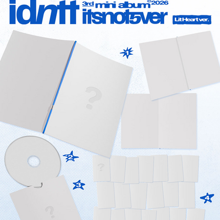 idntt - itsnotover 3rd Mini Album Photobook Ver. (Chrome Heart / Lit Heart / Set)