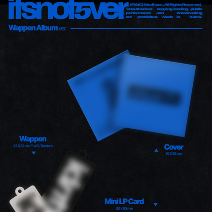 idntt - itsnotover 3rd Mini Album Wappen Album Ver.