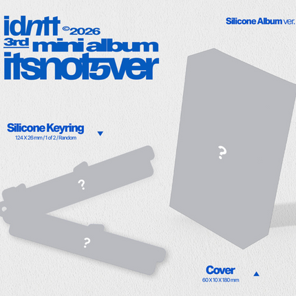 idntt - itsnotover 3rd Mini Album Silicone Album Ver.