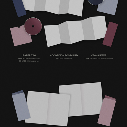 &TEAM - Mark on Me KR 2nd Mini Album Photobook Ver (CRAVE YOU / TAME ME / Set Ver)