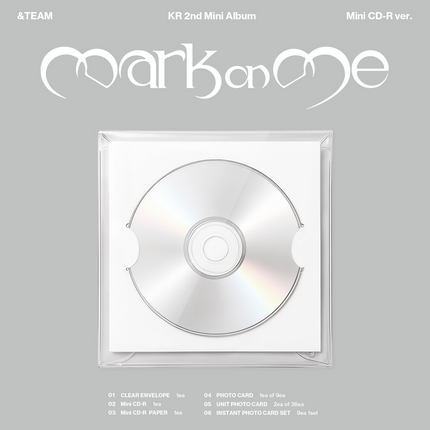 &TEAM - Mark on Me KR 2nd Mini Album Mini CD-R Ver.