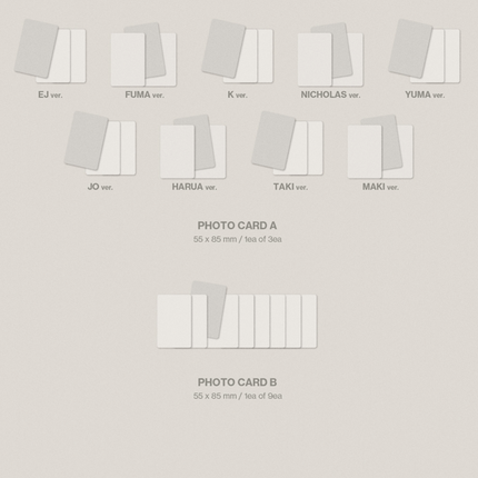 &TEAM - Mark on Me KR 2nd Mini Album SOLO Ver. (Member Selection / Set)