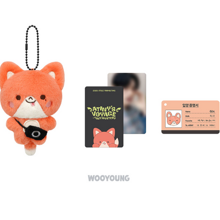 ATEEZ Official MD PLUSH Keyring 2026 Ver +Photocard Set