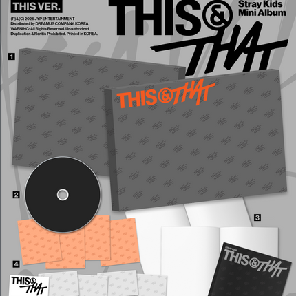 Stray Kids - THIS & THAT 10th Mini Album Photobook Ver (THIS / THAT / Set)