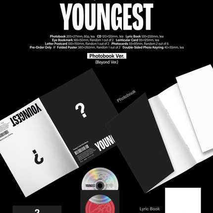 DAY6 Young K - YOUNGEST 2nd Full Album Photobook Ver. (Beyond /Grounded / Set)